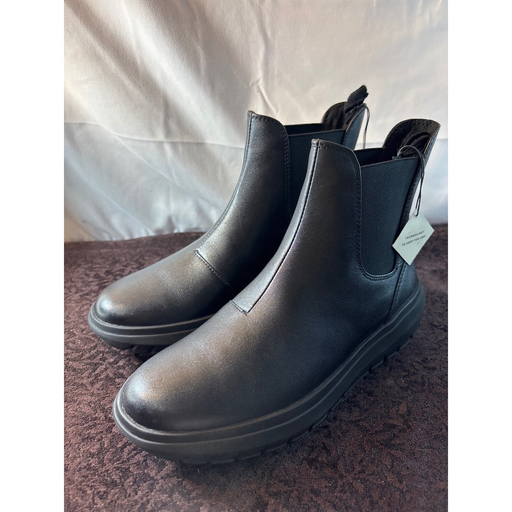 Cole Haan Women Black Waterproof Chelsea Boots W25143 Size 5B